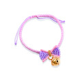 Shangjie OEM Christmas Gift Fashion Bracelets for Women Cute Woven Adjustable Friendship Bracelet Bow&Bell Smart Bracelet